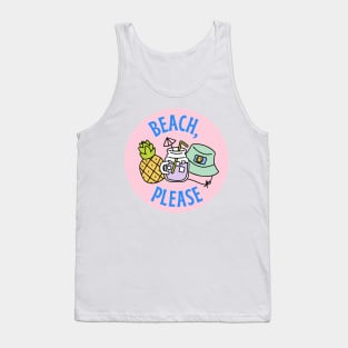 Beach, Please Tank Top